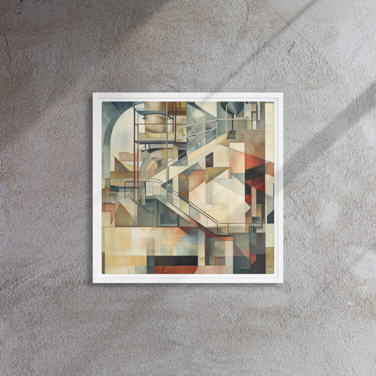 Industrial Cubist Stairway Vision - Image 6