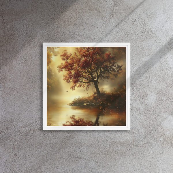 Golden Reverie Autumn Reflection - Image 6