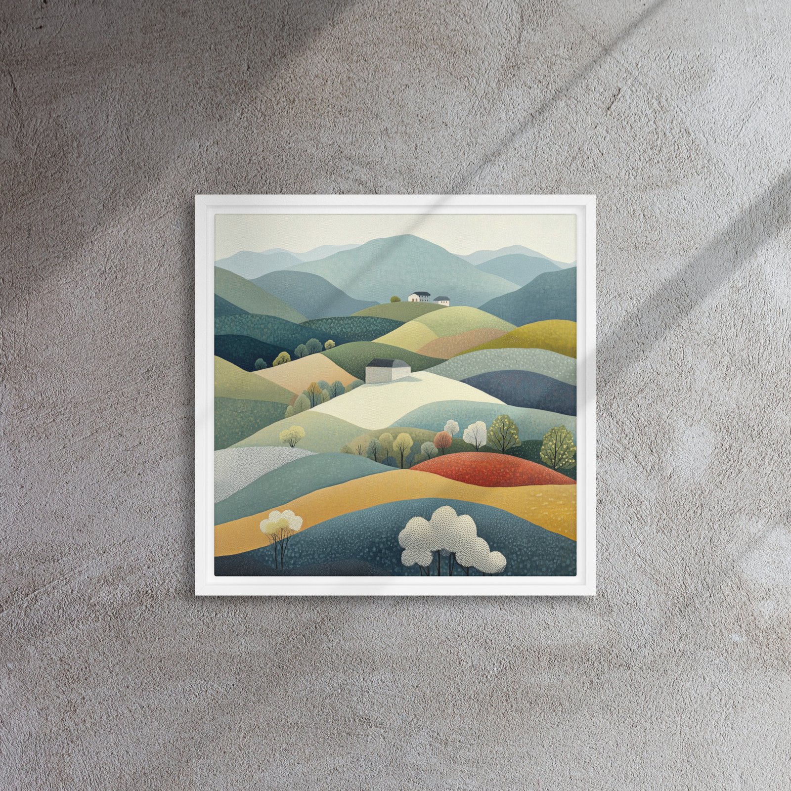 Pastel Hillside Harmony - Image 6