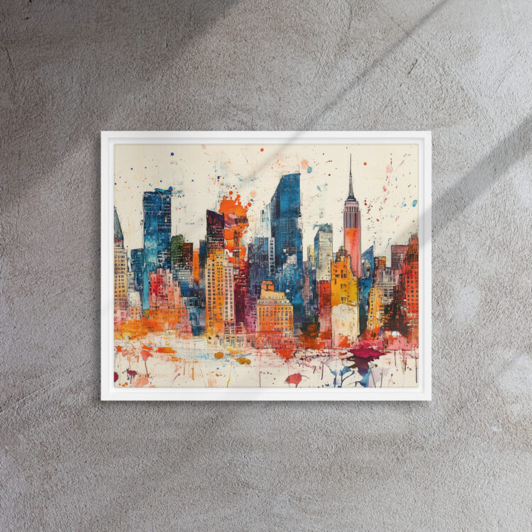 Vibrant Cityscape Wall Art - Image 12