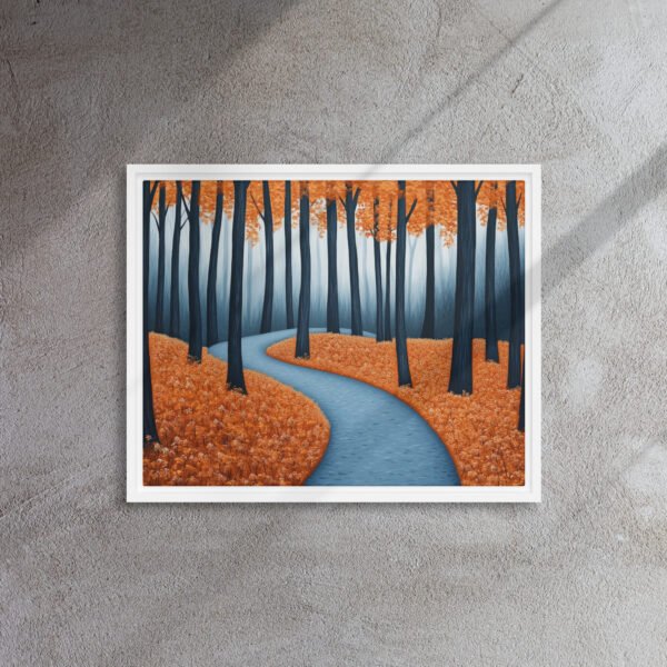 Misty Blue Forest Canvas - Image 12