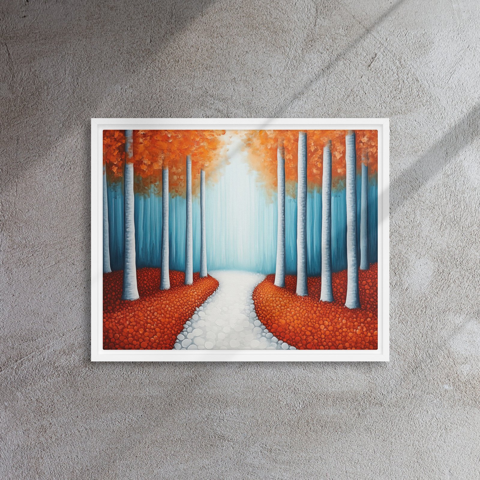 Sunlit Birch Forest Canvas - Image 12