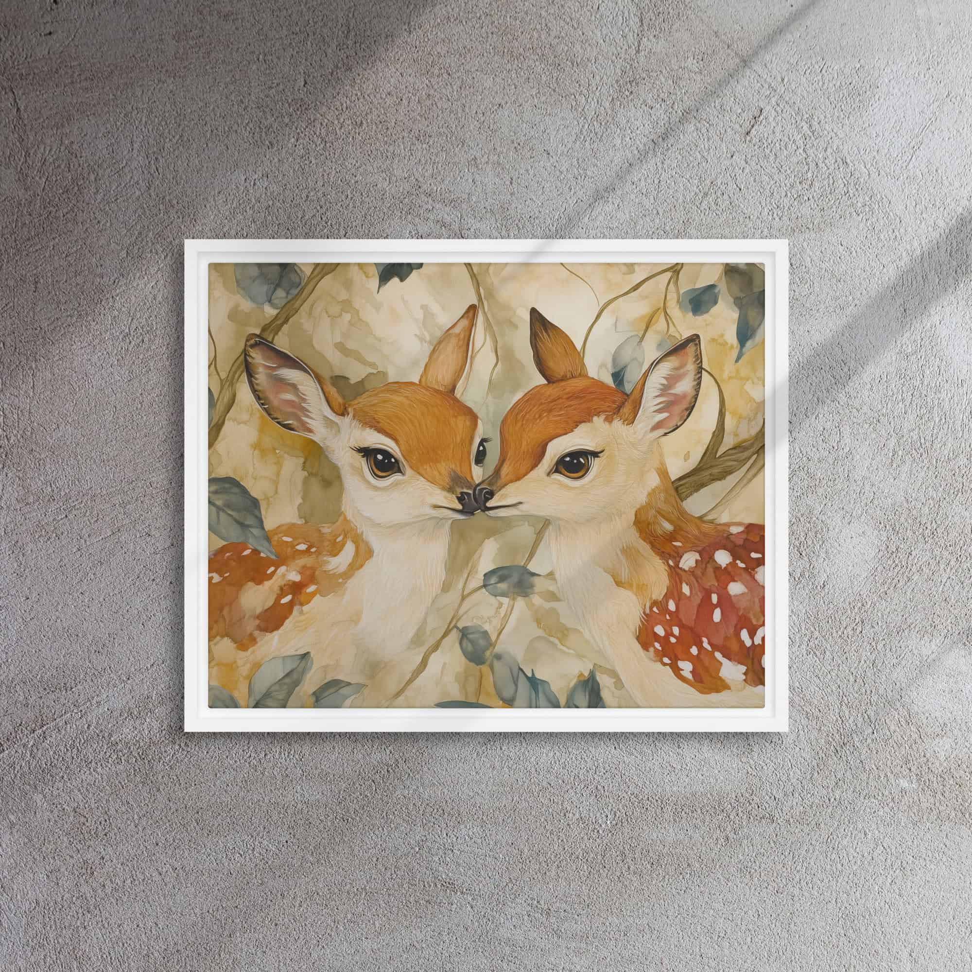 Fawn Kisses Woodland Art - Image 12