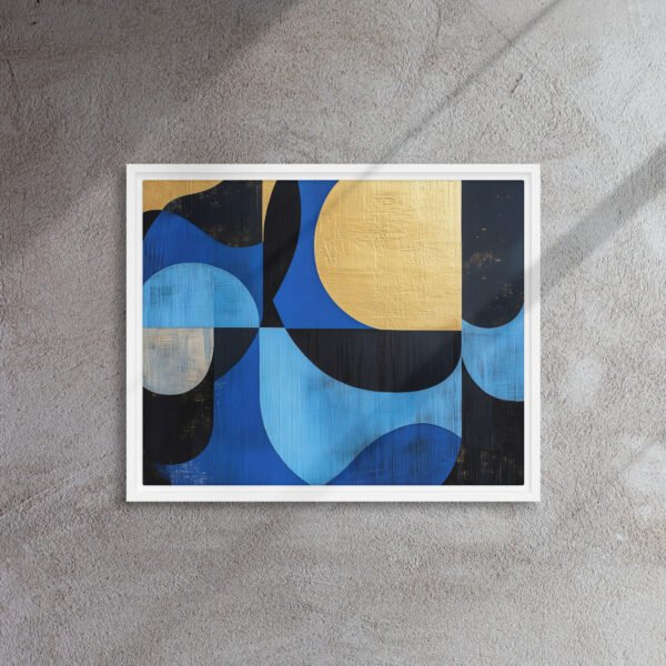 Azure Gold Harmony Art - Image 12