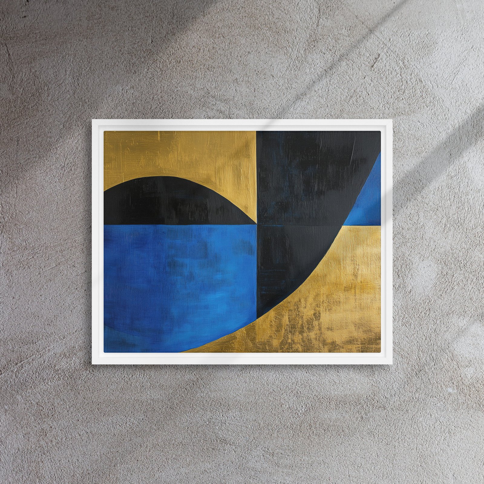 Blue Gold Geometric Fusion - Image 12