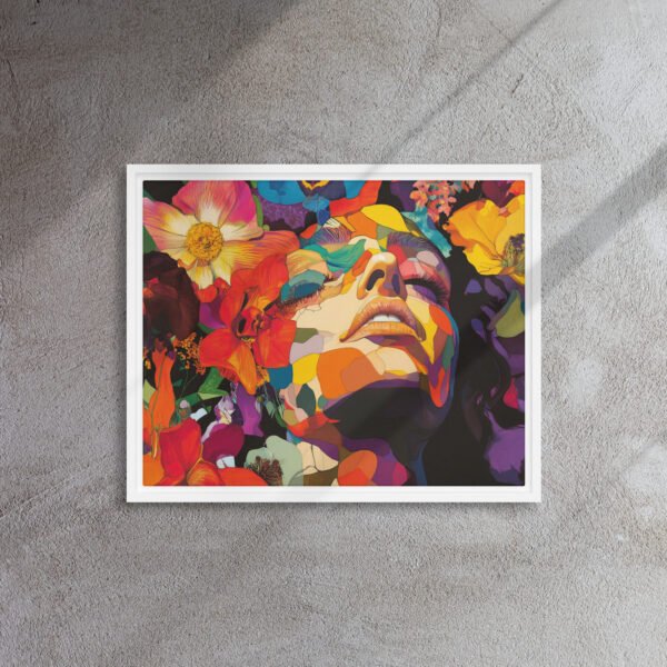 Floral Reverie Portrait Canvas - Image 12