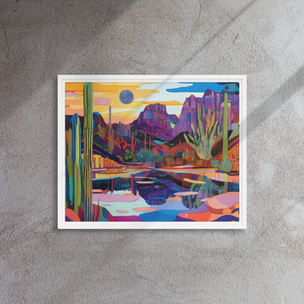Vivid Desert Mirage Canvas - Image 12
