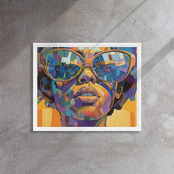 Vibrant Mosaic Portrait Canvas - Image 12