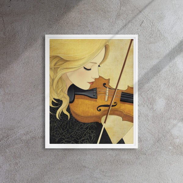 Golden Sonata Violinist Portrait - Image 12