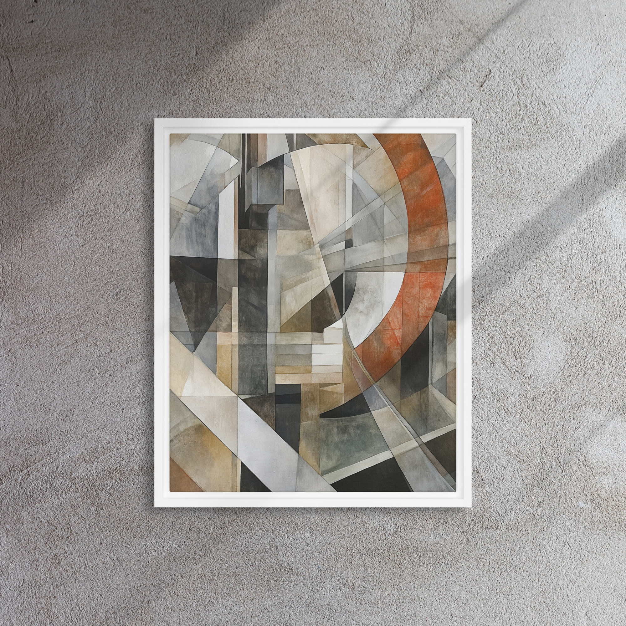 Industrial Arc Cubist Canvas - Image 12
