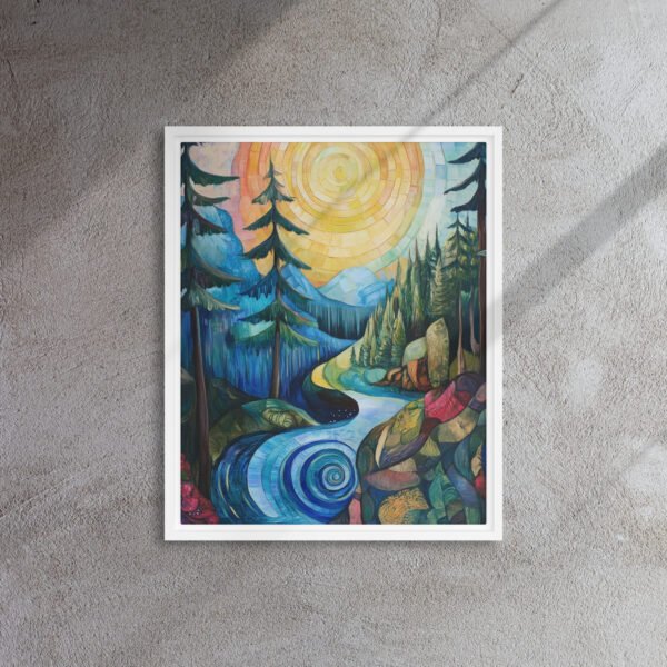 Spiral Sunburst Forest Stream - Image 12