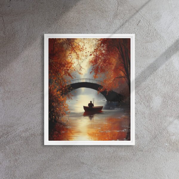 Autumn Bridge Reflection - Image 12