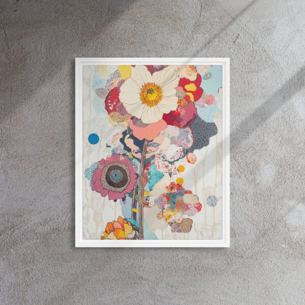 Vivid Poppy Collage Art - Image 12