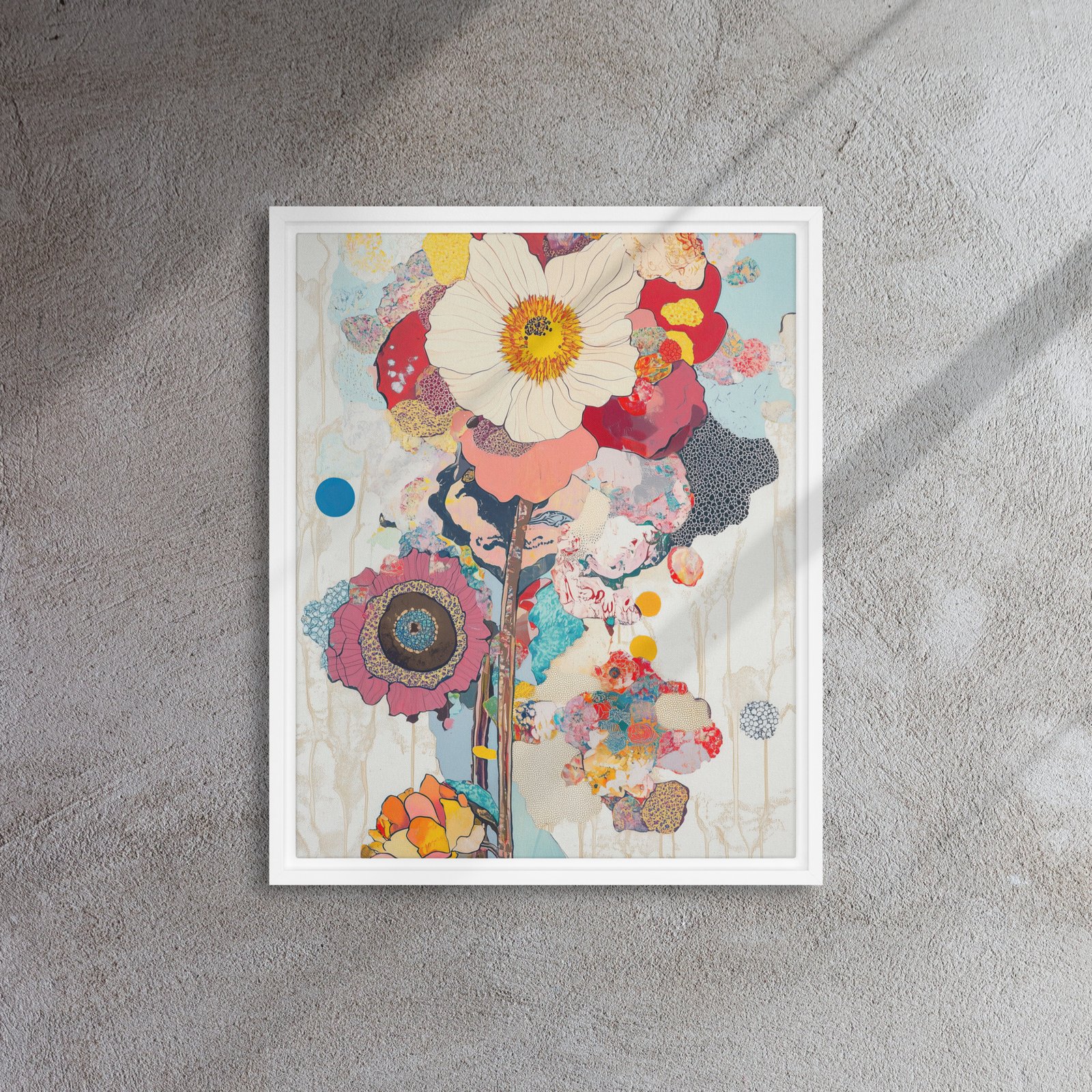 Vivid Poppy Collage Art - Image 12