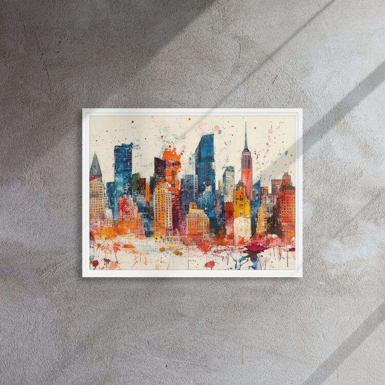 Vibrant Cityscape Wall Art - Image 13