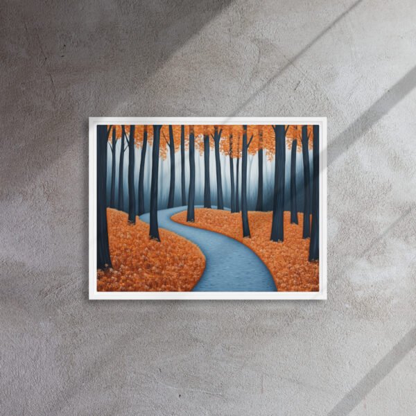 Misty Blue Forest Canvas - Image 13