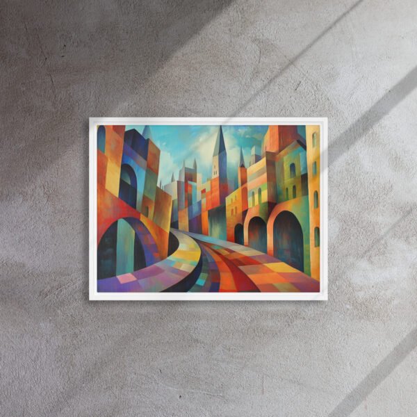 Chromatic Cityscape Canvas Art - Image 13