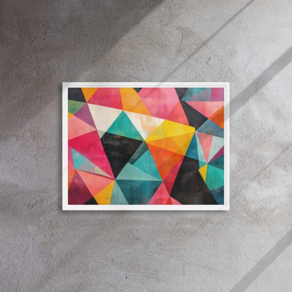 Prismatic Geometry Abstract Art - Image 13