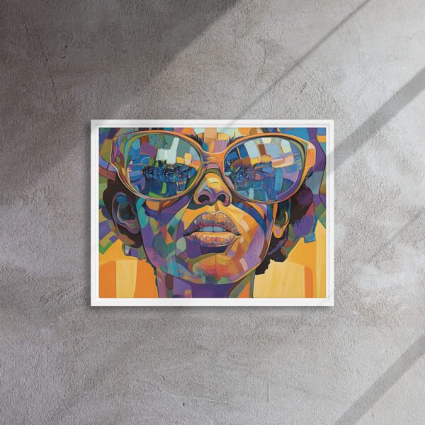 Vibrant Mosaic Portrait Canvas - Image 13