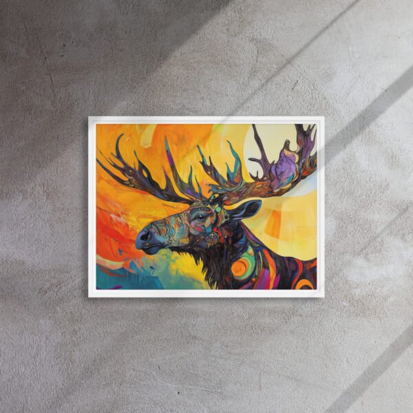 Solar Majesty Moose Canvas - Image 13