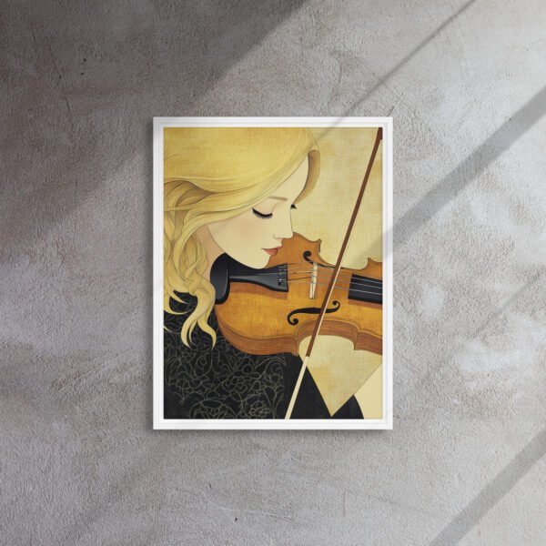 Golden Sonata Violinist Portrait - Image 13