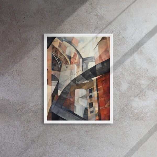 Cubist Urban Labyrinth Canvas - Image 13