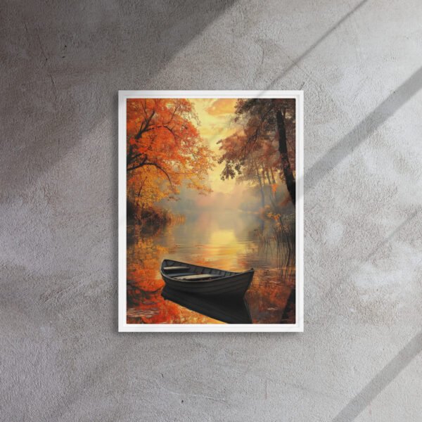 Amber Reflection Rowboat Art - Image 13