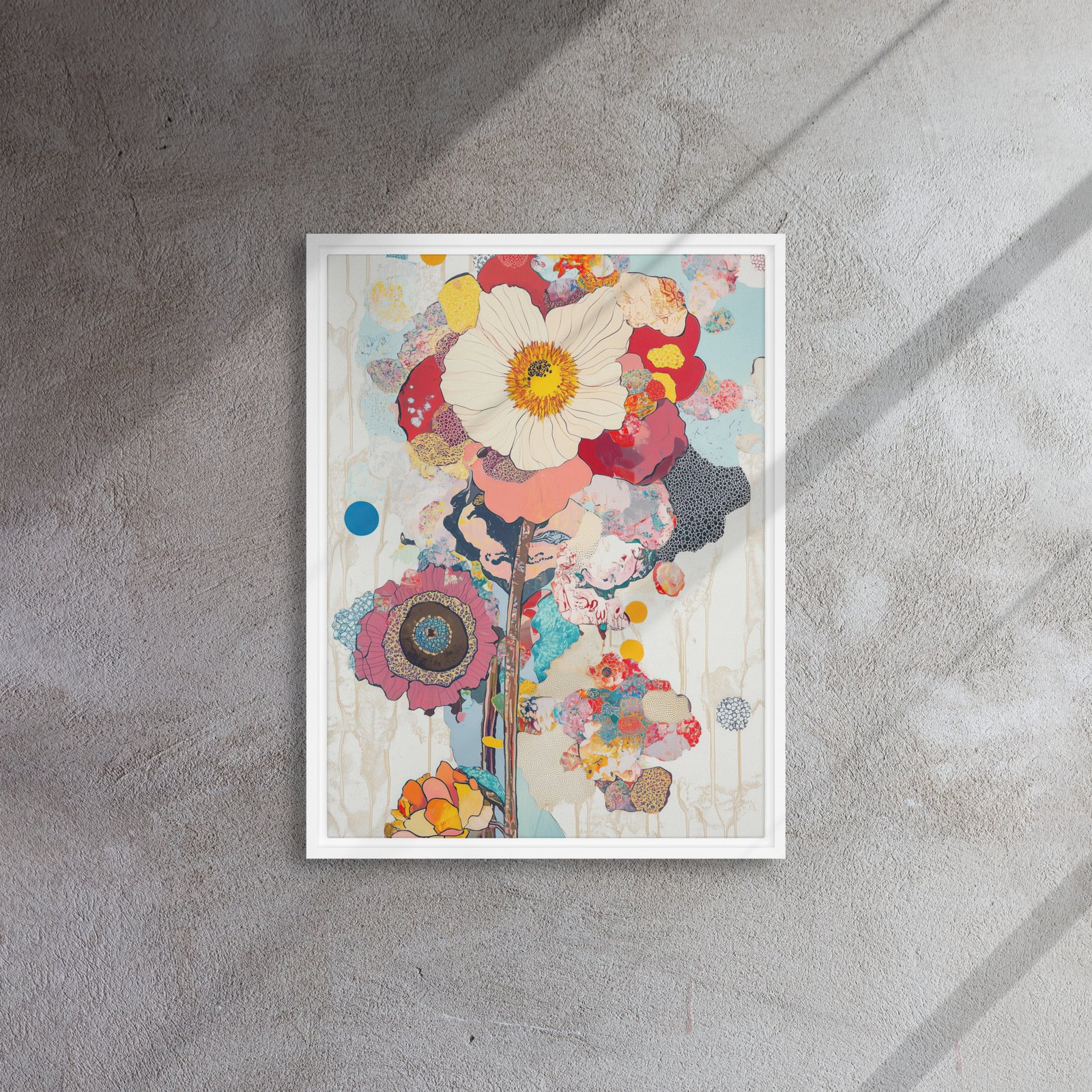 Vivid Poppy Collage Art - Image 13