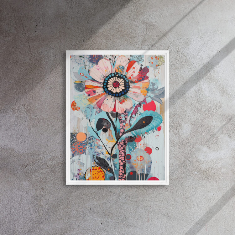 Vibrant Abstract Flower Art - Image 13