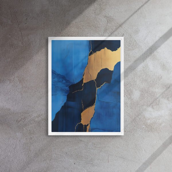Sapphire Veins Golden Flow - Image 13