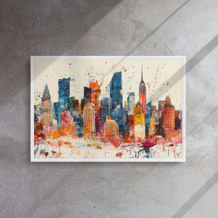 Vibrant Cityscape Wall Art - Image 14