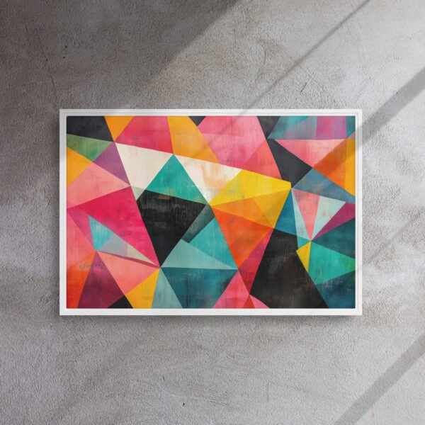 Prismatic Geometry Abstract Art - Image 14