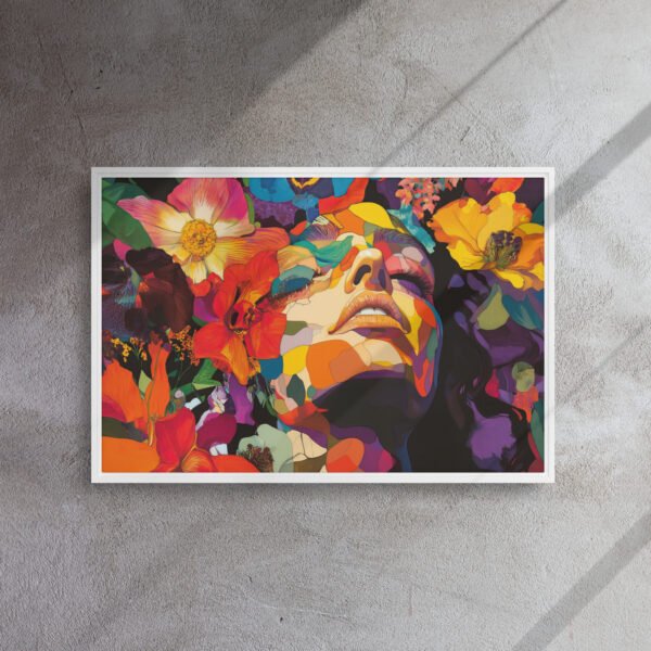 Floral Reverie Portrait Canvas - Image 14