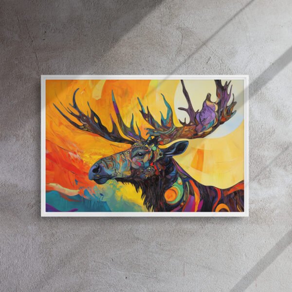 Solar Majesty Moose Canvas - Image 14
