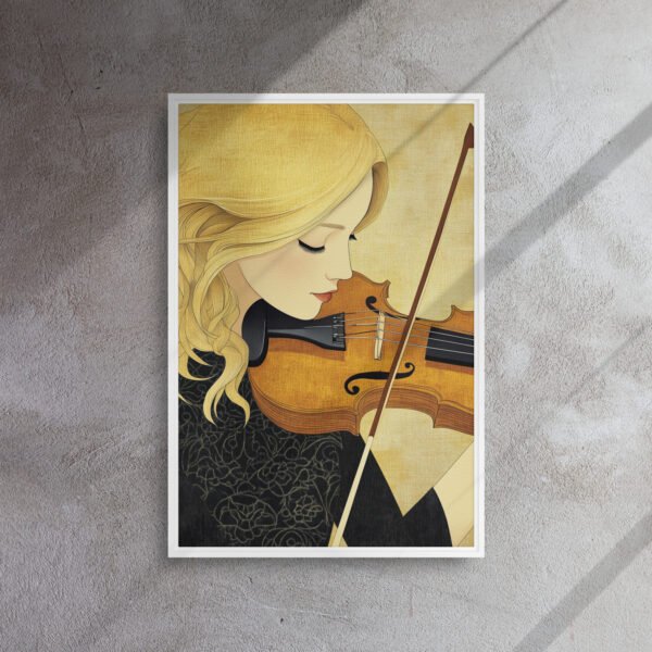 Golden Sonata Violinist Portrait - Image 14