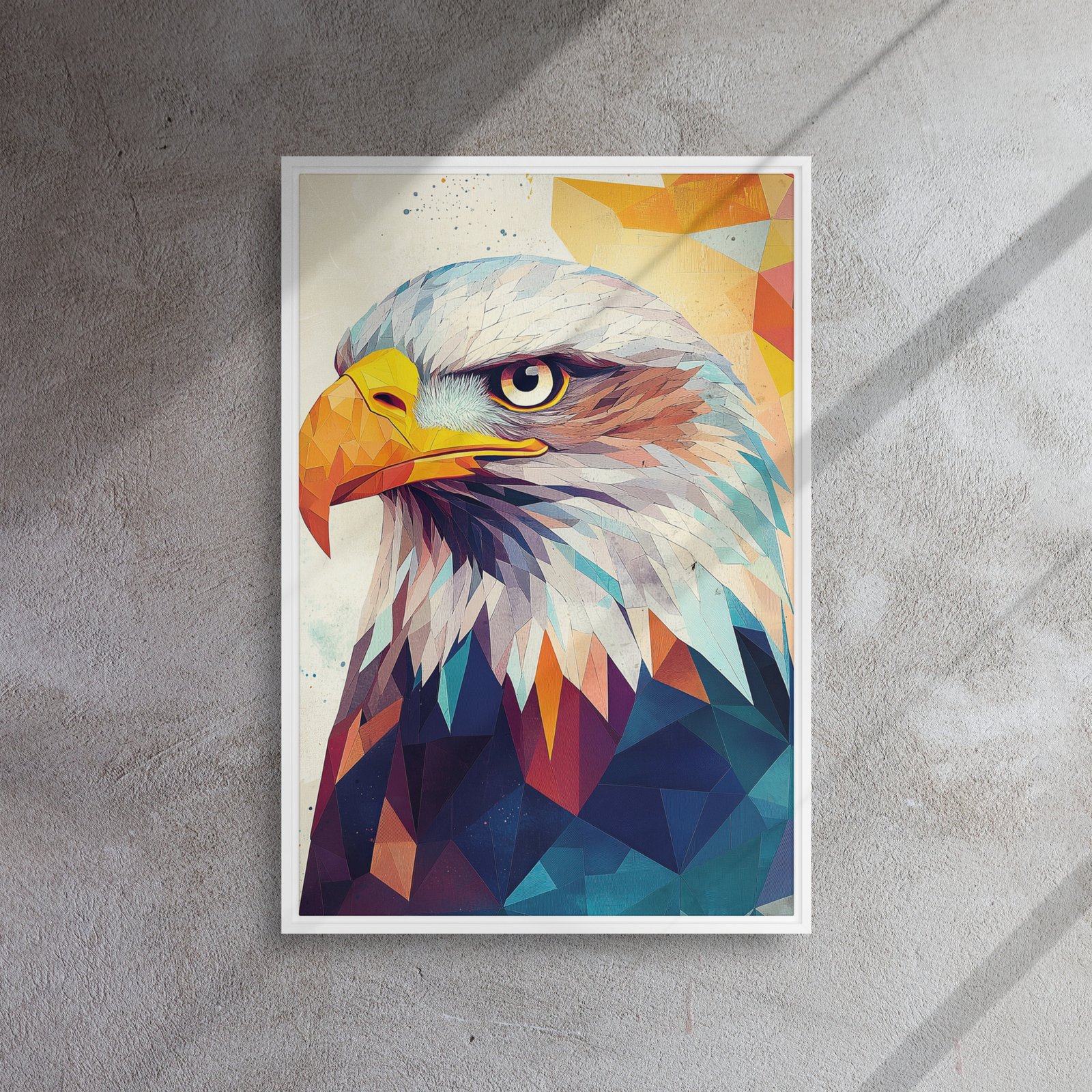 Polygonal Majesty Eagle Art - Image 14