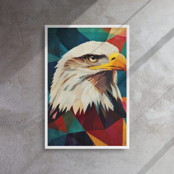 Geometric Bald Eagle Majesty Art - Image 14