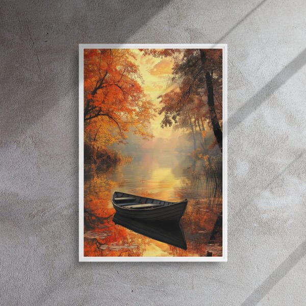 Amber Reflection Rowboat Art - Image 14