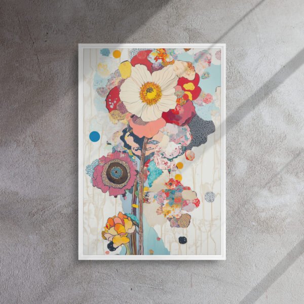 Vivid Poppy Collage Art - Image 14