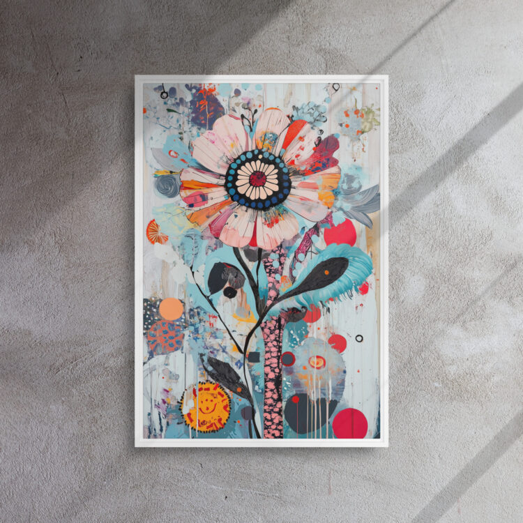 Vibrant Abstract Flower Art - Image 14