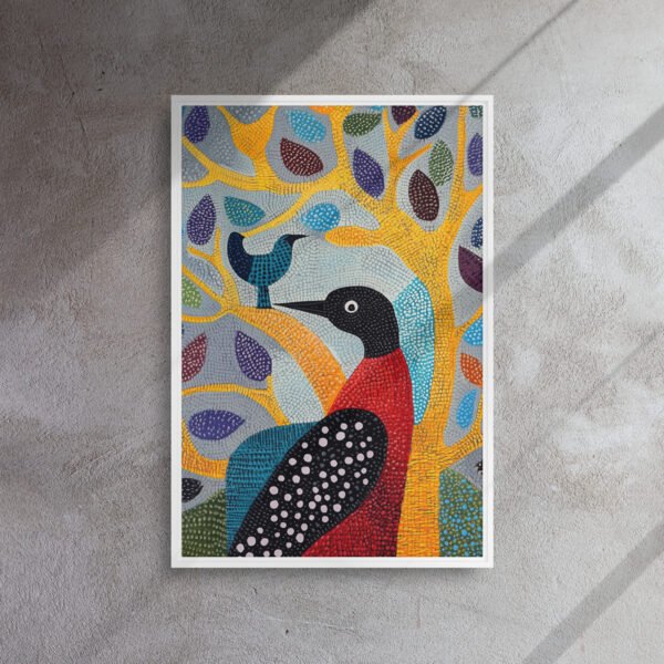Dotted Birds Vibrant Tree - Image 14