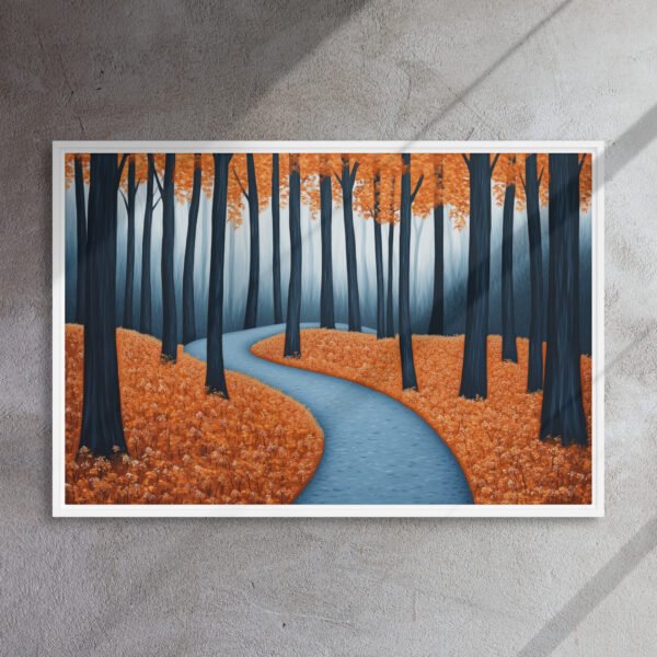 Misty Blue Forest Canvas - Image 15