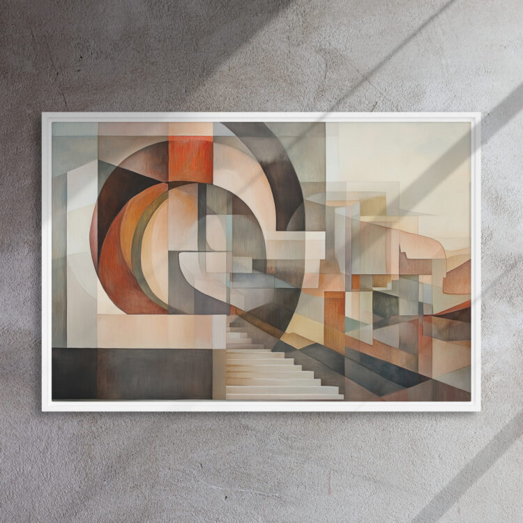 Cubist Stairway Abstract Art - Image 15