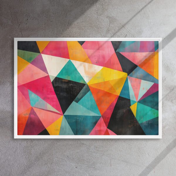 Prismatic Geometry Abstract Art - Image 15