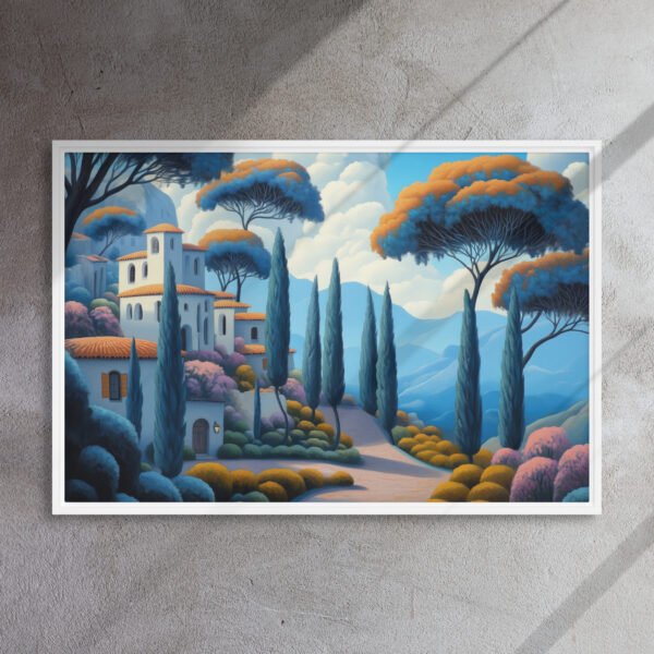 Mediterranean Hillside Village Art - Image 15