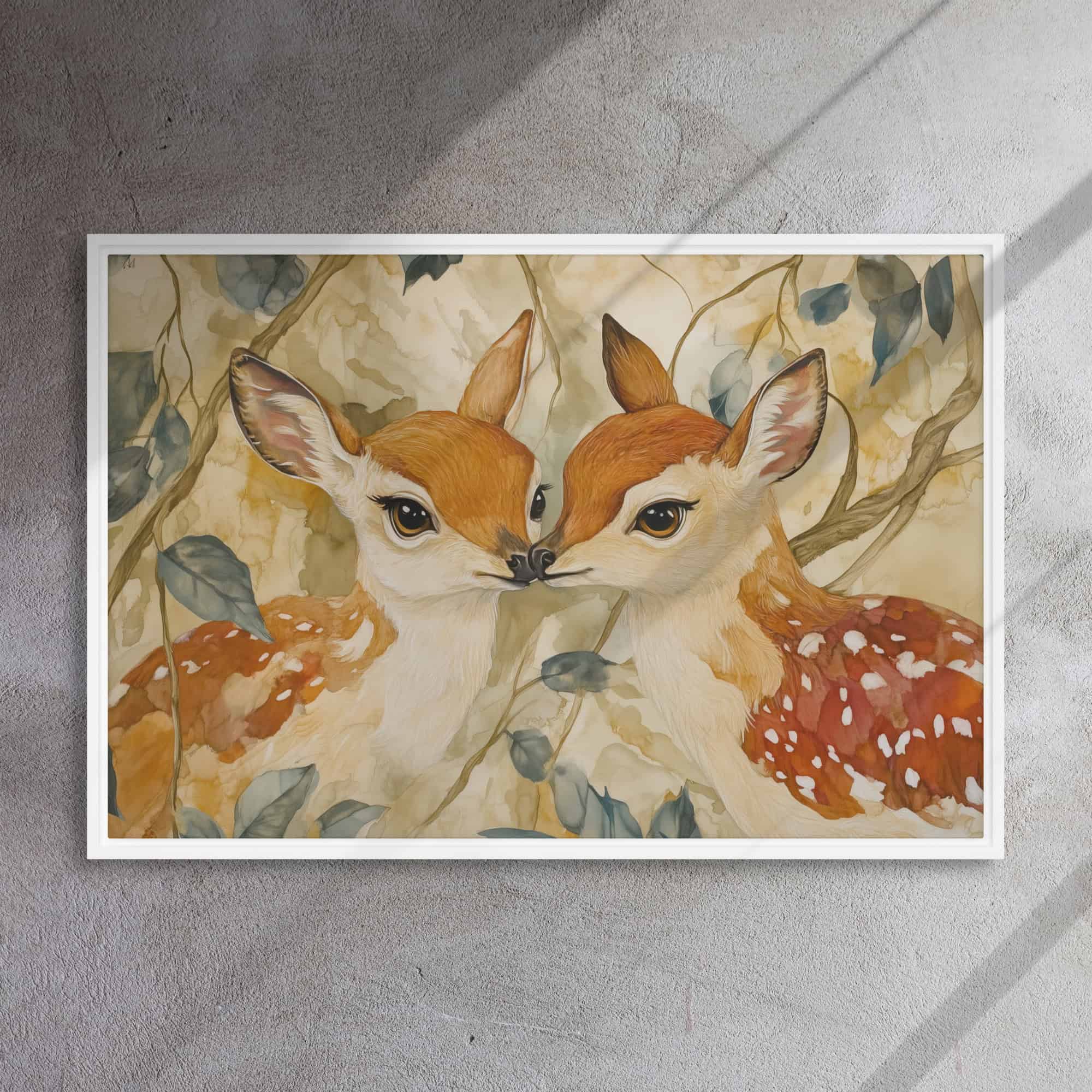Fawn Kisses Woodland Art - Image 15