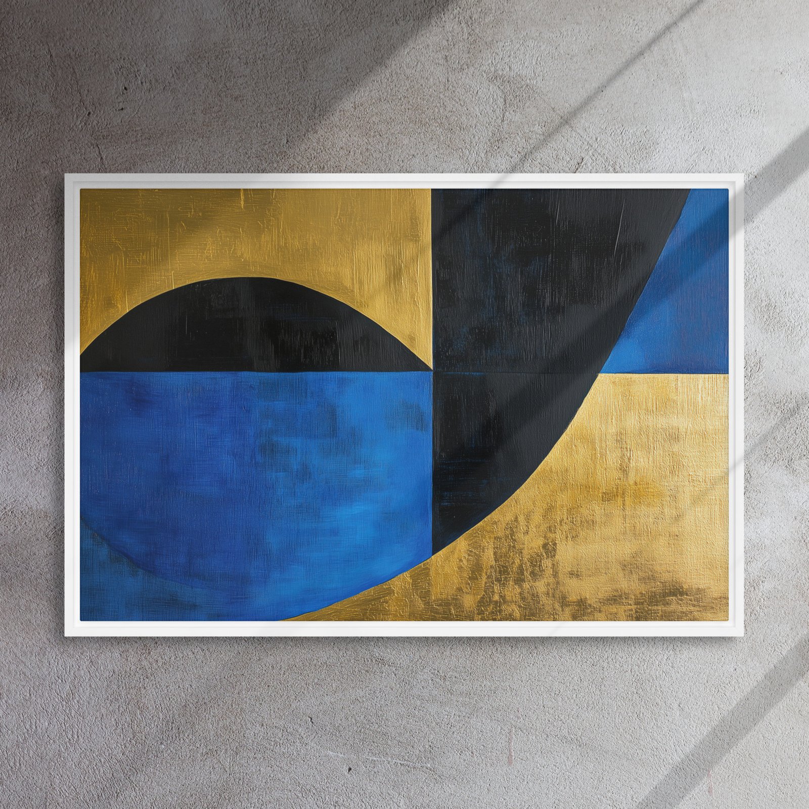 Blue Gold Geometric Fusion - Image 15