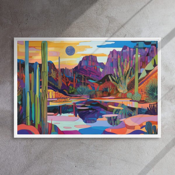 Vivid Desert Mirage Canvas - Image 15