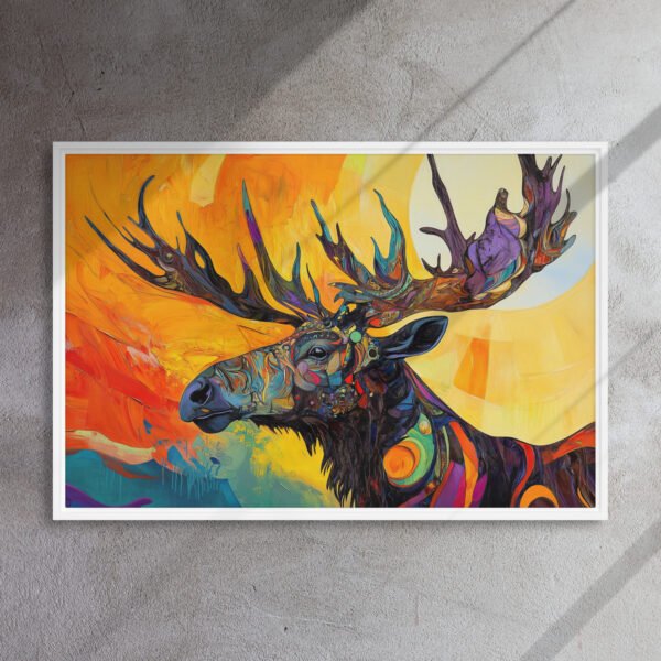 Solar Majesty Moose Canvas - Image 15