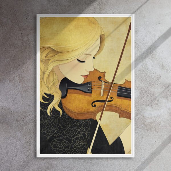 Golden Sonata Violinist Portrait - Image 15